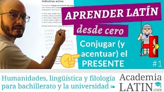 Práctica conjugar el presente indicativo activo y acentuarlo ‹ Curso de latín desde cero [upl. by Guibert]