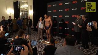 UFC 205 Jacare Souza Officially Weighs In [upl. by Hube396]