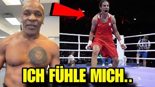 MIKE TYSON REAGIERT AUF OLYMPIA SKANDAL im FRAUEN BOXEN [upl. by Edyaj]