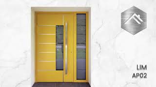 Modern aluminium entry doors in United Stated [upl. by Esirec]