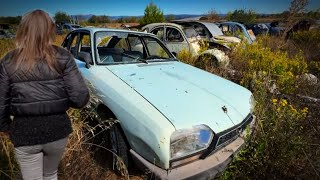 UNE CENTAINE DE CITROËN DE COLLECTION ABANDONNÉES  DS GS 2CV Acadiane AX etc… [upl. by Harshman]