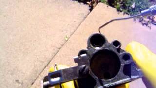 OMC fix jet carburetors part 6 of 10 Motor displayed 1968 Johnson 6hp [upl. by Ahsinelg234]