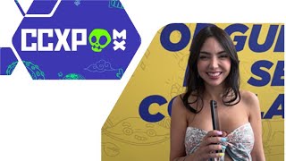 CCXP MX Nyvi Estephan nos da sus impresiones del evento [upl. by Mloc97]