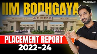 IIM Bodhgaya Placement Report 202224💰💸 MBA Placement in 2024  IIM Placements amp Packages [upl. by Llekim]