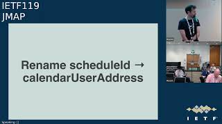 IETF 119 JSON Mail Access Protocol JMAP 20240319 0300 [upl. by Luar]