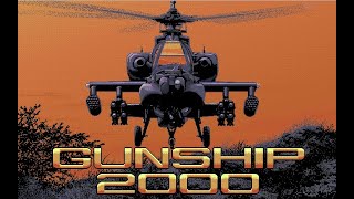 Gunship 2000  Amiga OCSECS version [upl. by Yerhpmuh781]