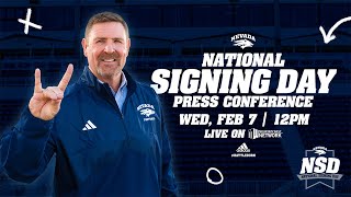 Nevada Football Jeff Choate 2024 Signing Day Press Conference [upl. by Kennie759]