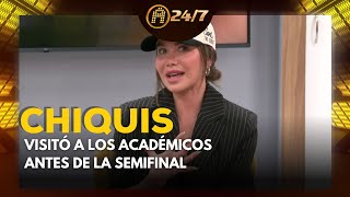 Chiquis visitó a los académicos antes de la semifinal  La Academia 2024 [upl. by Sassan]