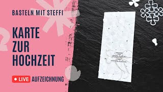 Geldgeschenke originell verpacken Hochzeitskarte mit Geldfach  Liveaufzeichnung [upl. by Kistner67]