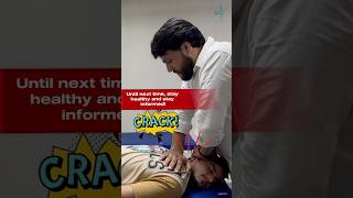 Modified Chiropractic Adjustmentchiropractic neckpain physiotherapy subscribe trending viral [upl. by Wier]