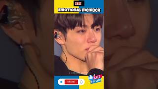 WHO CRIES THE MOST IN BTS 😰 MOST EMOTIONAL BTS MEMBER shorts bts viral trending btsarmy [upl. by Odrarej]