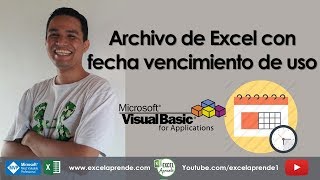 Archivo de Excel con fecha vencimiento de uso  Excel Aprende [upl. by Ramoj]