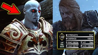 DLC Young Kratos GOWII ARMOR VS Thor God Mode Build Modded Stats  God Of War Ragnarok GMGOW NG [upl. by Cordova867]