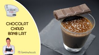 Comment faire un chocolat chaud SANS lait  La Minute Cuiz [upl. by Cyndy]