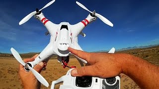 Bayangtoys X16 GPS quotUpgraded Versionquot Drone Flight Test Review [upl. by Nwahsd]