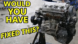 What A Honda Civic Engine Looks Like Inside After 250300K Miles 0105 17L D17A1 Complete Teardown [upl. by Ninehc]