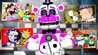 ULTIMATE EVERY FUNNY FNAF ANIMATIONS [upl. by Nauquf]