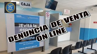 quotDenuncia de venta del automotor ON LINE  ¡Tu guía completa paso a pasoquot [upl. by Halimaj245]