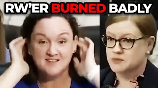 Rightwinger Learns IRL Not To Insult People That Are Smarter Than Her [upl. by Belvia]