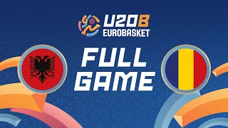 Class Games 915  Albania v Romania  Full Basketball Game  FIBA U20 Womens EuroBasket 2024 Div B [upl. by Kingsbury102]