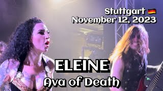 Eleine  Ava of Death Im Wizemann Stuttgart 🇩🇪 November 12 2023 LIVE HDR 4K [upl. by Midian268]