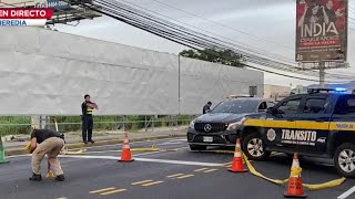 Sicarios matan a conductor en Heredia 2024 ya suma 370 muertes de este tipo [upl. by Ralip]