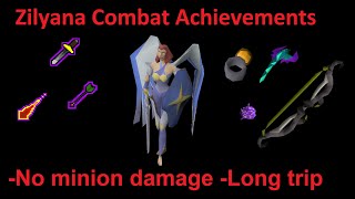 Combat Achievements All Commander Zilyana Grandmaster Tasks [upl. by Olivie]