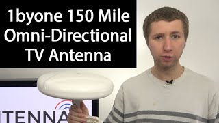 1byone 150 Mile OmniDirectional Amplified Outdoor TV Antenna Review [upl. by Niltiak738]