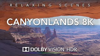 Driving Canyonlands National Park in 8K HDR Dolby Vision  Moab to Canyonlands Utah [upl. by Salchunas723]