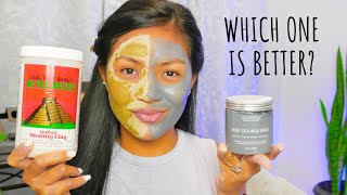 Aztec Secret Indian Healing Clay VS Dead Sea Mud Mask REVIEW Which one is better Our Family Vlogs [upl. by Buckingham935]