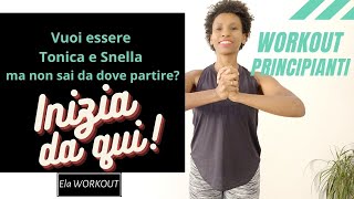 Ela Workout  allenamento principianti  Elaine Barbosa [upl. by Accemahs]