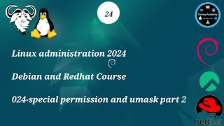 024special permission and umask part 2  Linux Course 2024 [upl. by Saxen]