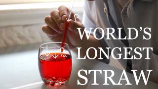 Worlds Longest Straw [upl. by Aninaj269]