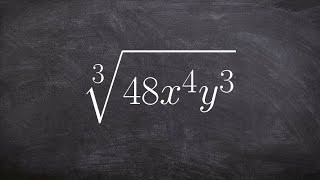 Simplifying a radical expression by using the factored form of the radicand [upl. by Aruabea]