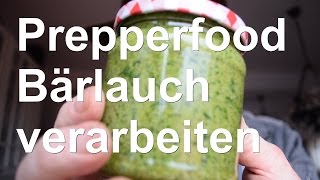 Bärlauch zu Pesto Genovese verarbeiten [upl. by Nessa501]