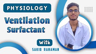 Pulmonary amp alveolar ventilation  Surfactant  Dead space  Respiratory physiology bangla lecture [upl. by Eustacia]