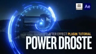 After Effects Power Droste Plugin Tutorial Easy Spiral l Power Droste 플러그인 튜토리얼 [upl. by Esnohpla]