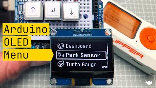 Arduino OLED Menu Tutorial for beginners  Arduino UNO 128x64px SSD1306 OLED screen u8g [upl. by Nytsirc676]