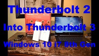 Clarett 4pre  thunderbolt 2 into thunderbolt 3 Windows 10 [upl. by Manville]