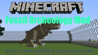 💛🦖FOSSILS AND ARCHEOLOGY MOD🦴 MINECRAFT 1182🧡 [upl. by Channa]