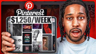 Earn 1250 Per WEEK With Pinterest Affiliate Marketing FULL TUTORIAL [upl. by Wiebmer]