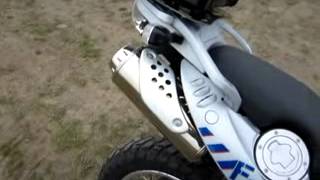 Bmw F650gs Dakar Exhaust Mod [upl. by Notsek]