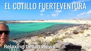 El Cotillo Beaches  Piedra Playa Playa de la Concha and the Lagoons [upl. by Acisej]