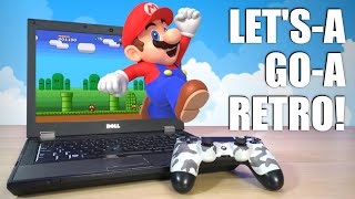 Turning an old laptop into a portable retro games console [upl. by Vanderhoek189]