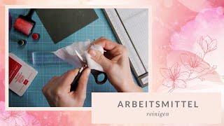 Arbeitsmittel zum basteln reinigen Wie geht das Putzroutine von Schere amp Co Putzmotivation [upl. by Okier411]