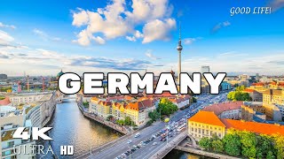 Aerial Views of Germany with Relaxing Music and Stunning Nature Scenes  4K ULTRA HD [upl. by Ajnot]