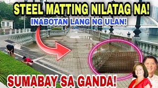 STEEL MATTING NILATAG INABOTAN LANG NG ULAN HALAMAN SUMABAY PA SA GANDA [upl. by Ayatahs]