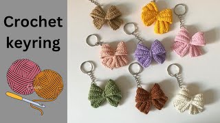 How to Make a Beautiful Crochet Butterfly Keyring – Easy StepbyStep Guide [upl. by Willtrude32]