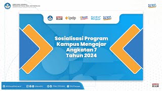 Sosialisasi Program Kampus Mengajar Angkatan 7 Tahun 2023 LLDikti Wilayah VIII [upl. by Seavey900]