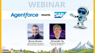 Agentforce meets SAP  Webinar von Vigience und Salesforce [upl. by Fihsak]